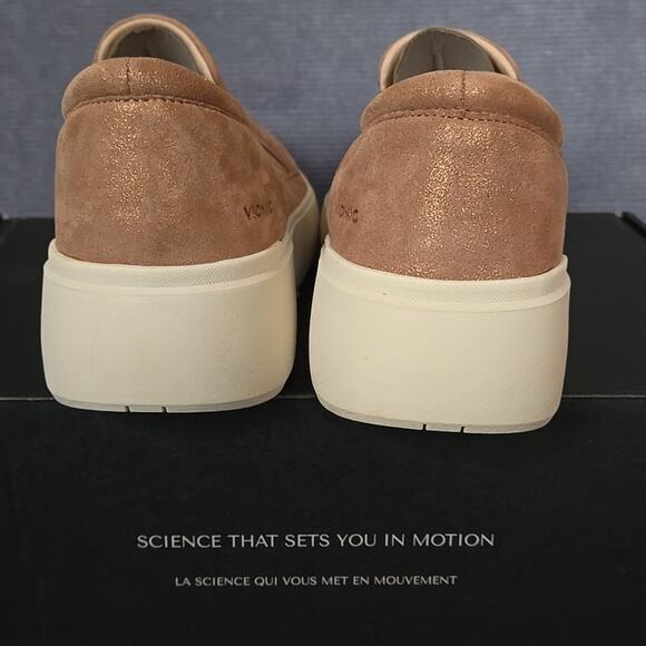 Vionic Kearny NEW Women's Platform Slip-On Comfort Sneaker Rose Gold Size 9 WIDE - Picture 8 of 11
